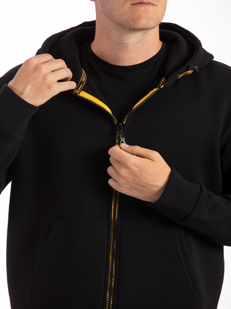 Sudadera con capucha de felpa perchada SEATTLE 'Rica Lewis' Negro - Kiabi
