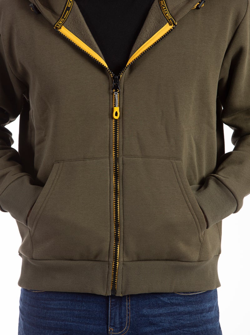 Sudadera con capucha de felpa perchada SEATTLE 'Rica Lewis' Verde - Kiabi