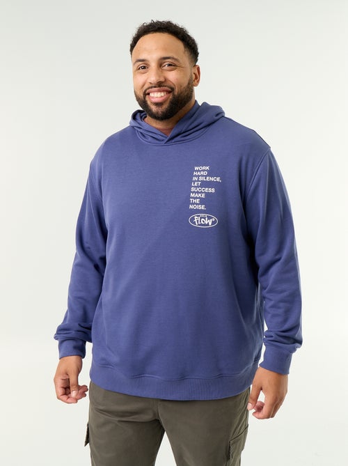 Sudadera con capucha de felpa sin perchar - Kiabi