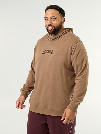 Sudadera con capucha de felpa sin perchar