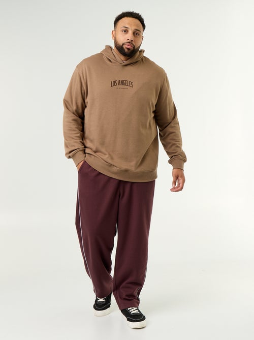 Sudadera con capucha de felpa sin perchar - Kiabi