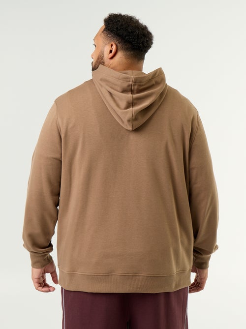 Sudadera con capucha de felpa sin perchar - Kiabi