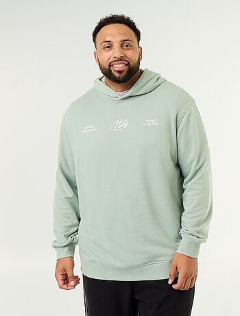 Sudadera con capucha de felpa sin perchar