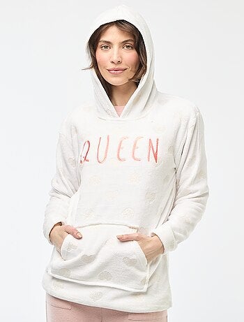 Sudadera con capucha de forro polar