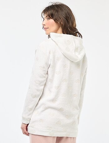 Sudadera con capucha de forro polar