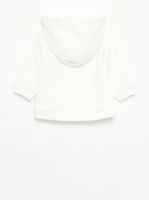 Sudadera con capucha de forro polar con orejas de conejo - Kiabi Sudadera con capucha de forro polar con orejas de conejo - Kiabi