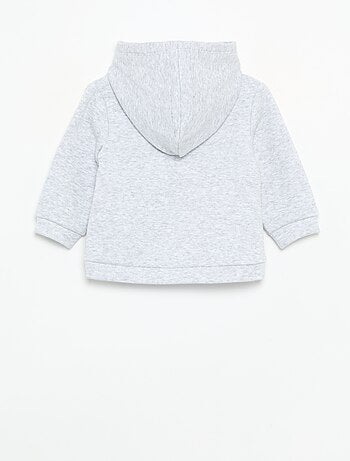 Sudadera con capucha de forro polar con orejas de conejo