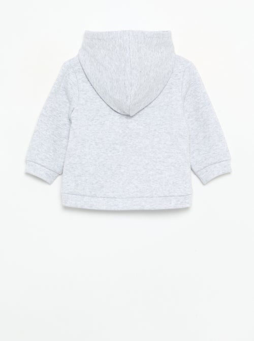 Sudadera con capucha de forro polar con orejas de conejo - Kiabi