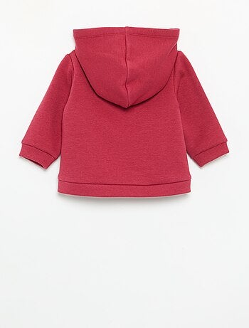 Sudadera con capucha de forro polar con orejas de conejo
