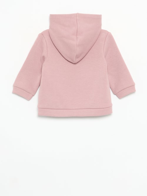 Sudadera con capucha de forro polar con orejas de conejo - Kiabi