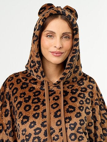 Sudadera con capucha de forro polar