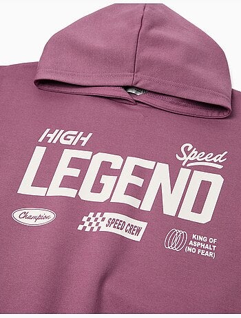 Sudadera con capucha de forro polar, MO Fashion