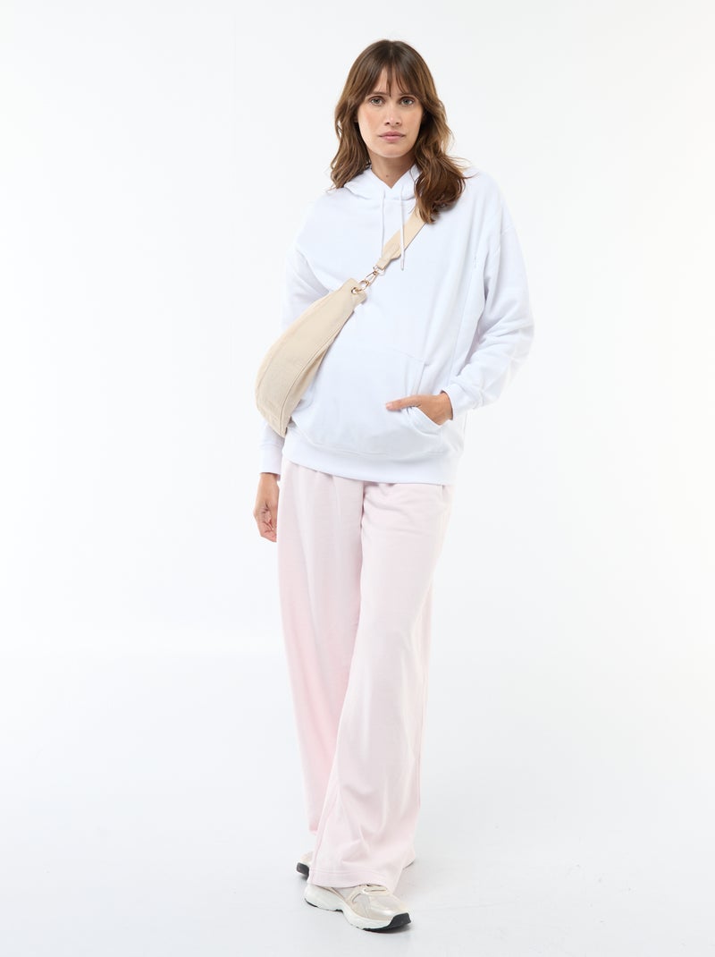 Sudadera con capucha de lactancia Blanco - Kiabi
