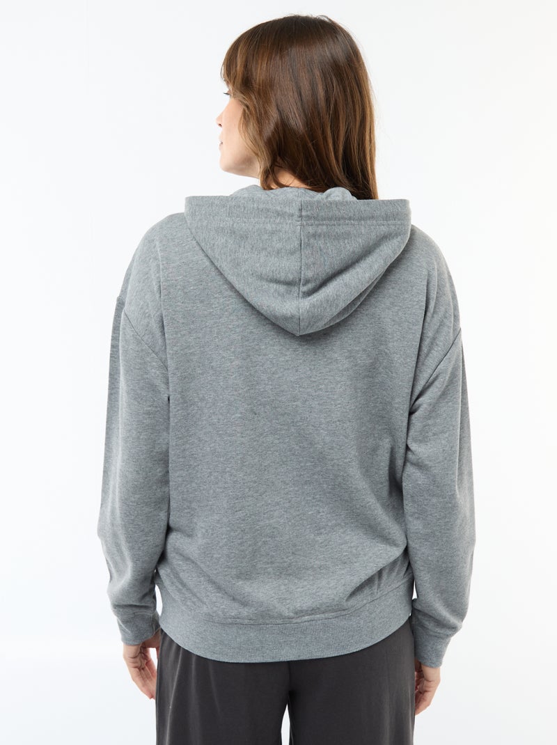 Sudadera con capucha de lactancia Gris - Kiabi