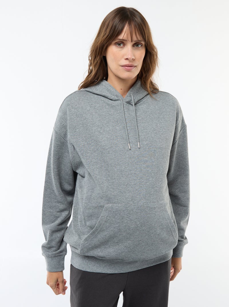 Sudadera con capucha de lactancia Gris - Kiabi
