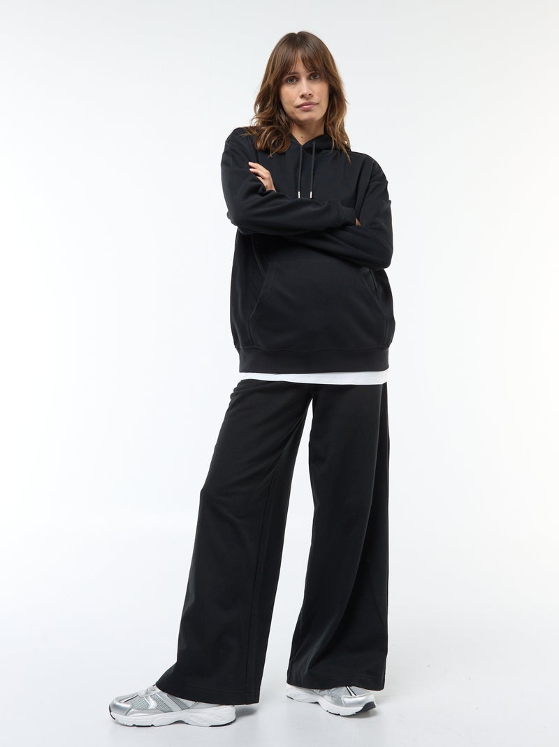 Sudadera con capucha de lactancia Negro - Kiabi