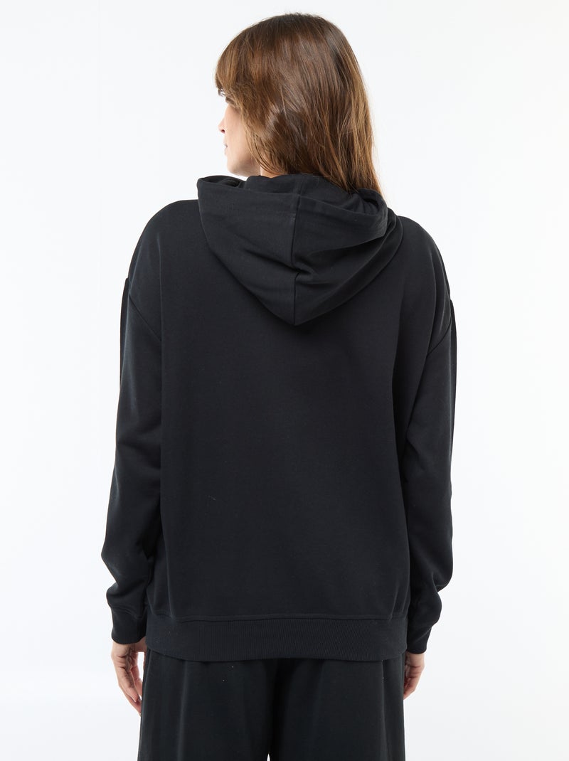 Sudadera con capucha de lactancia Negro - Kiabi