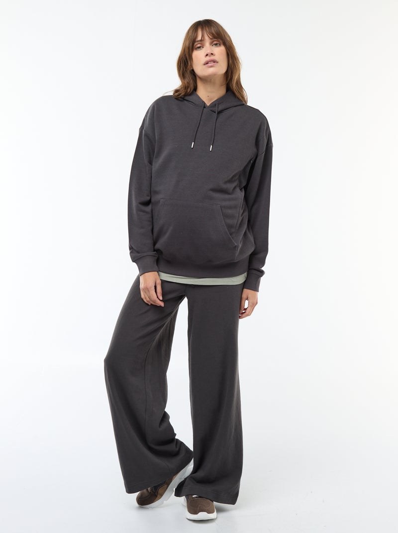Sudadera con capucha de lactancia Negro - Kiabi