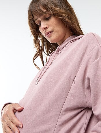Sudadera con capucha de lactancia