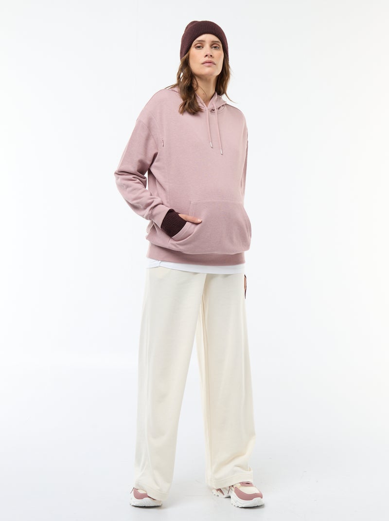 Sudadera con capucha de lactancia Rosa - Kiabi