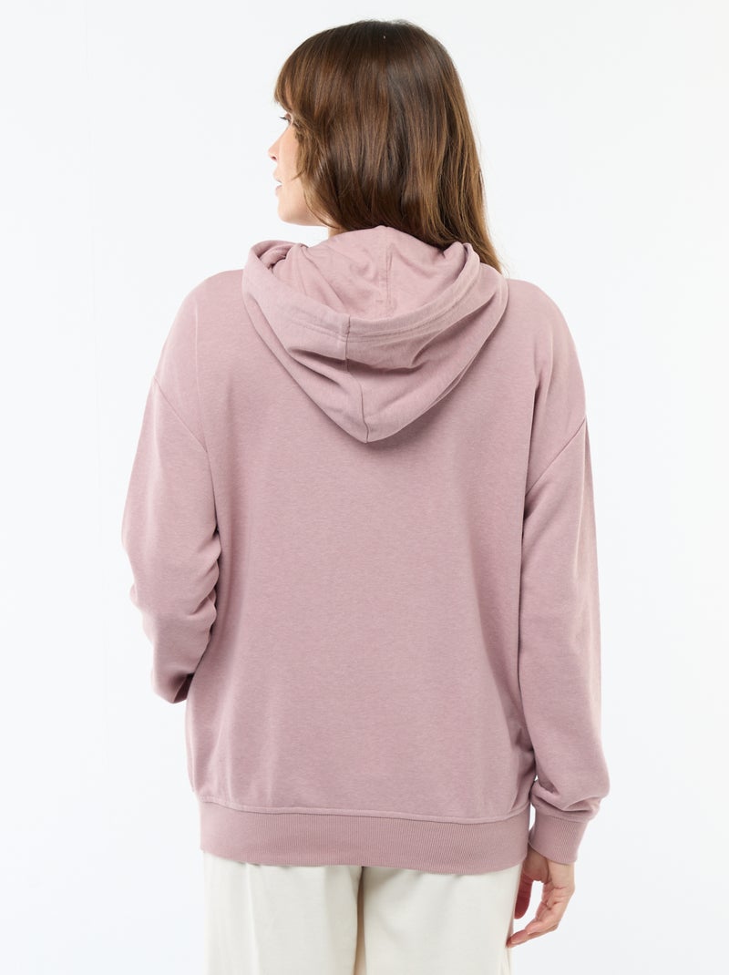 Sudadera con capucha de lactancia Rosa - Kiabi