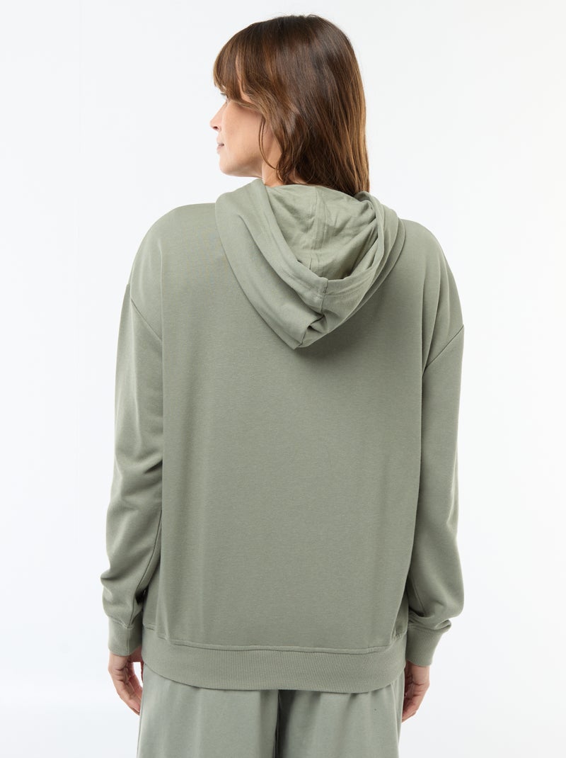 Sudadera con capucha de lactancia Verde - Kiabi