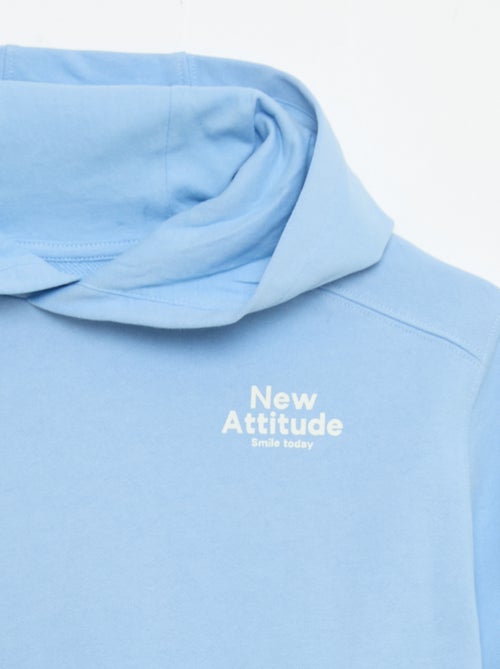 Sudadera con capucha de manga corta - Kiabi