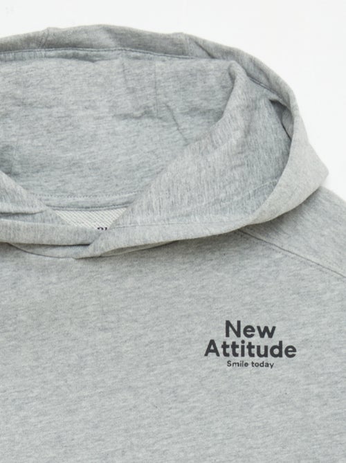 Sudadera con capucha de manga corta - Kiabi