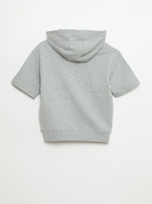 Sudadera con capucha de manga corta - Kiabi