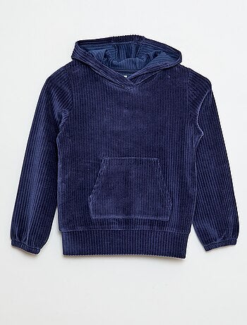 Sudadera con capucha de pana
