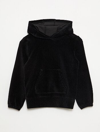 Sudadera con capucha de pana