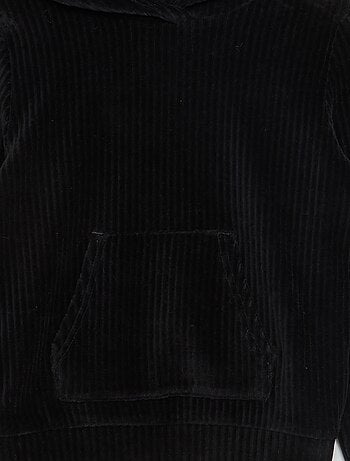 Sudadera con capucha de pana