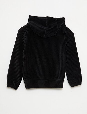 Sudadera con capucha de pana