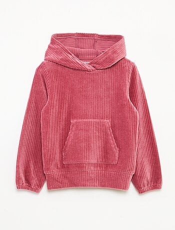 Sudadera con capucha de pana