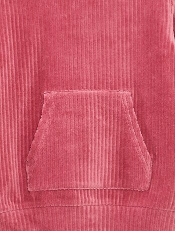 Sudadera con capucha de pana