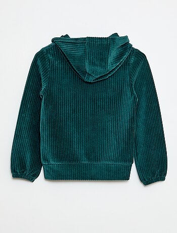 Sudadera con capucha de pana