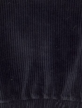 Sudadera con capucha de punto acanalado