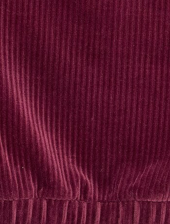Sudadera con capucha de punto acanalado