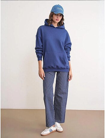 Sudadera con capucha de punto extragrande mixray