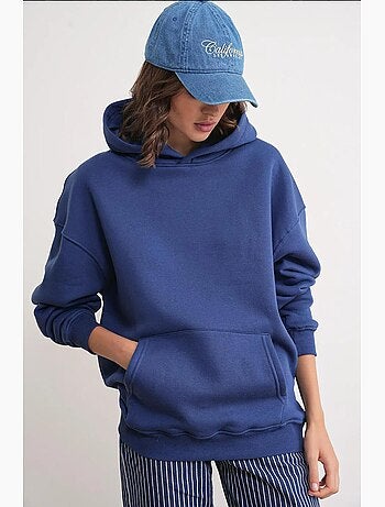 Sudadera con capucha de punto extragrande mixray