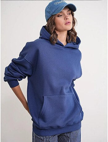 Sudadera con capucha de punto extragrande mixray