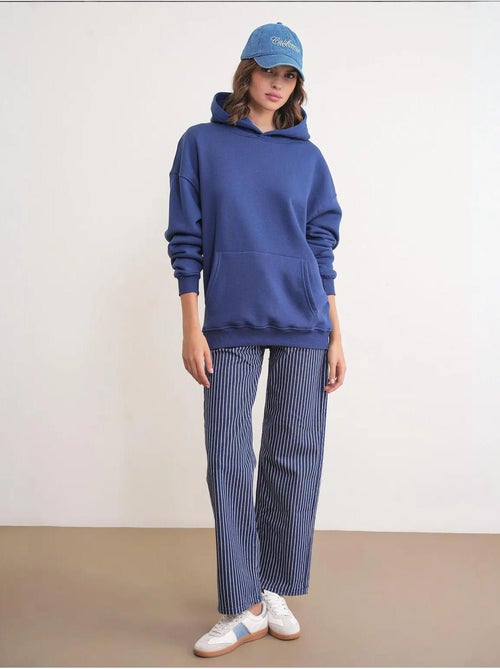 Sudadera con capucha de punto extragrande mixray - Kiabi
