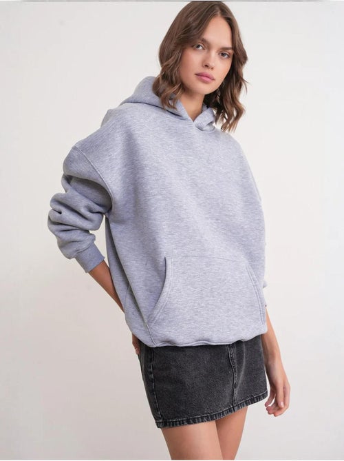 Sudadera con capucha de punto extragrande mixray - Kiabi