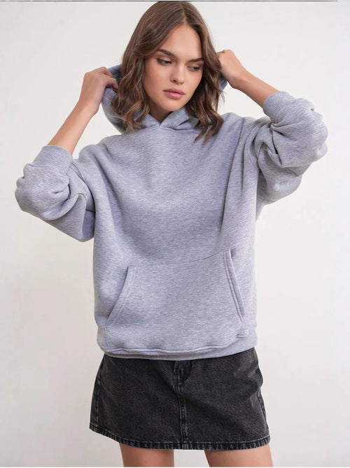 Sudadera con capucha de punto extragrande mixray - Kiabi