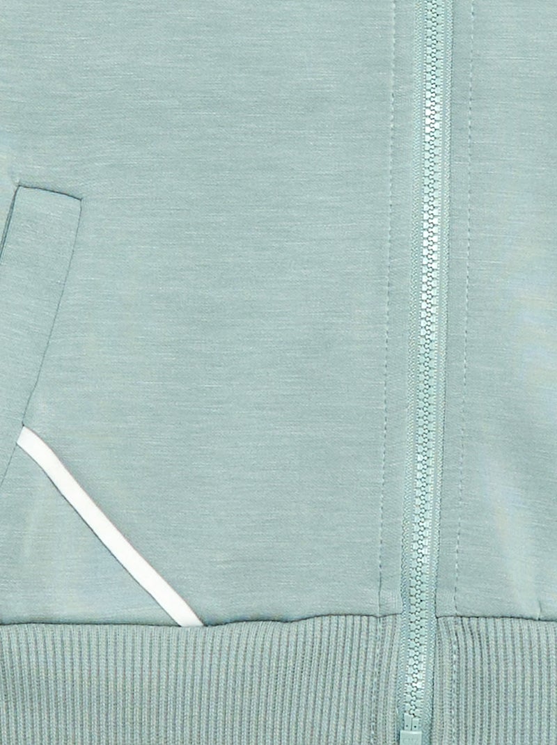 Sudadera con capucha de tacto suave Azul - Kiabi