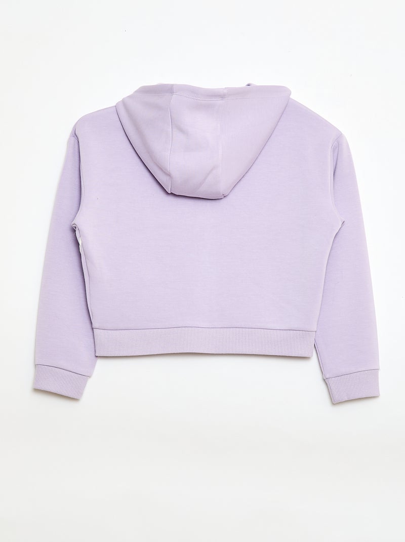 Sudadera con capucha de tacto suave Rosa - Kiabi