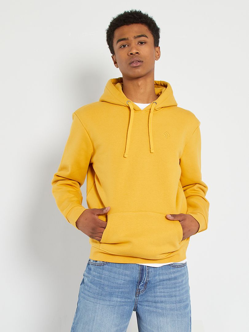 Sudadera Con Capucha Eco Concepci N Amarillo Kiabi