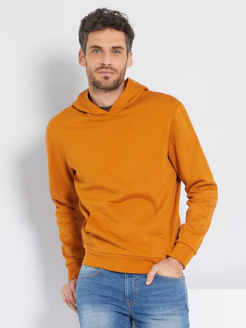 Sudadera con capucha eco concepción marrón Kiabi