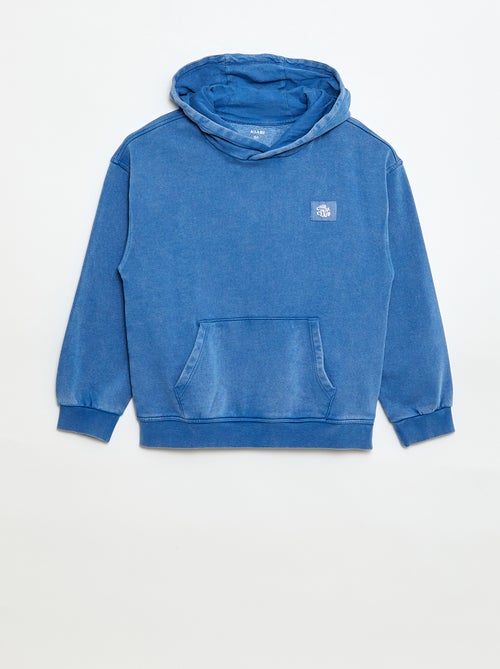 Sudadera con capucha efecto lavado - Kiabi