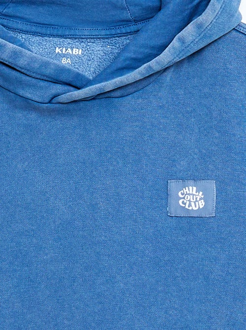 Sudadera con capucha efecto lavado - Kiabi